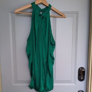 Torrid Green Halter Blouse